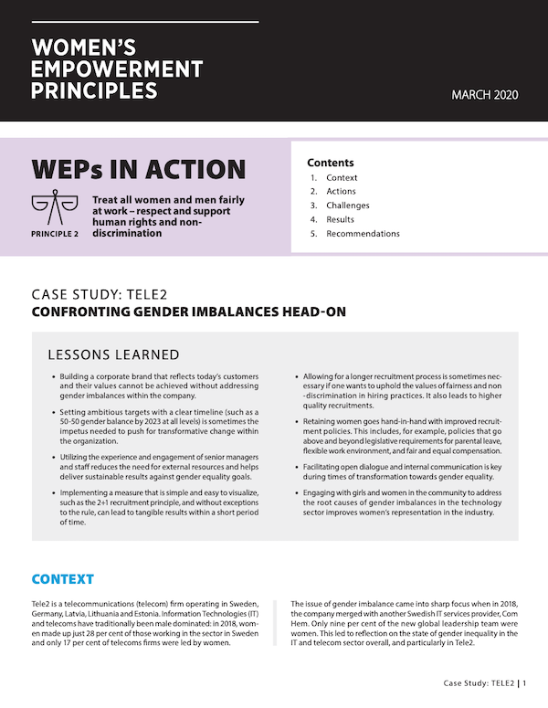 Confronting Gender Imbalances Head-on